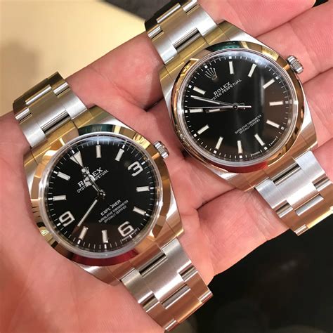 rolex oyster perpetual 41 vs explorer 40|rolex oyster perpetual 41 tiffany.